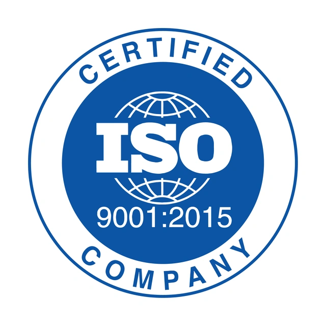 ISO 9001:2015 Certified Company