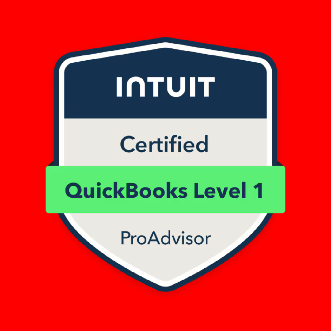 Intuit QuickBooks ProAdvisor Certified Level 1